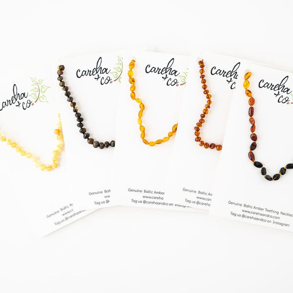 Genuine Baltic Amber Teething Necklace