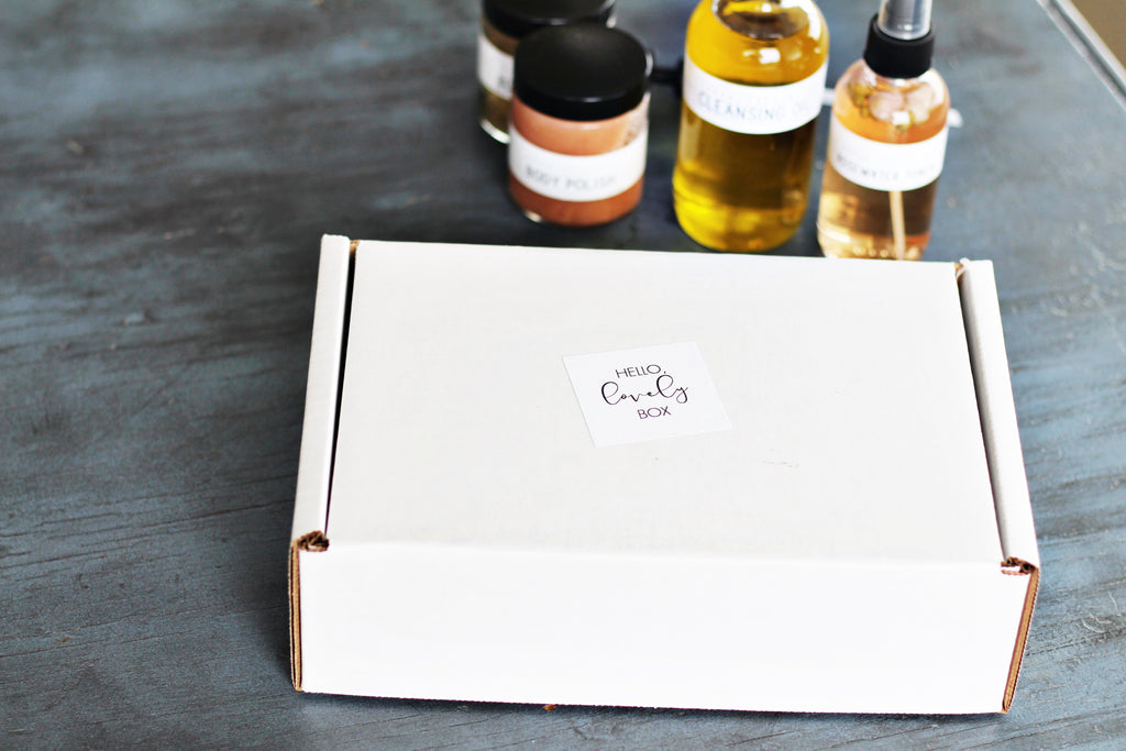 "Hello, Lovely" Box by Urban Oreganics