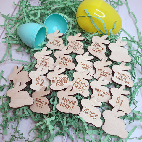 Wooden Easter Egg Tokens - release date 2/26/24!
