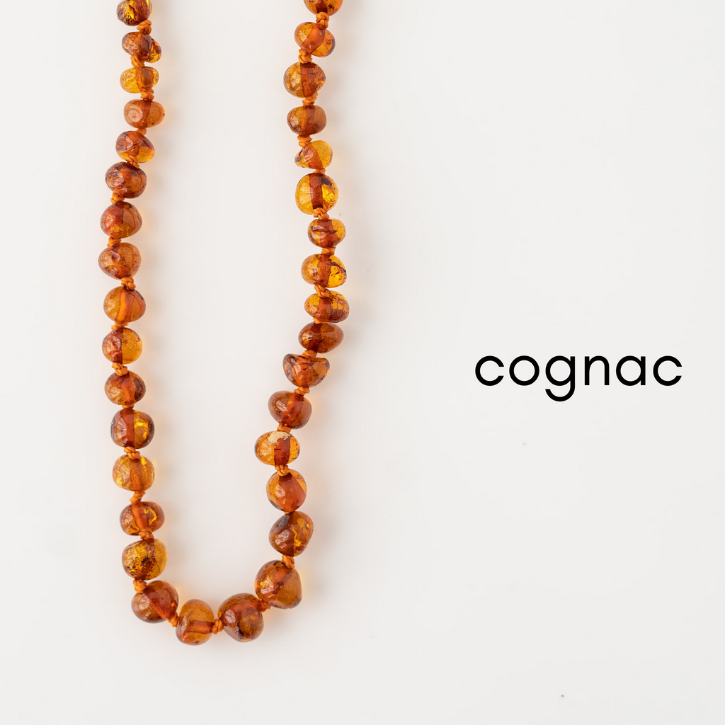 Baltic Amber Teething Necklace- Unpolished - Gentle Lotus Doula