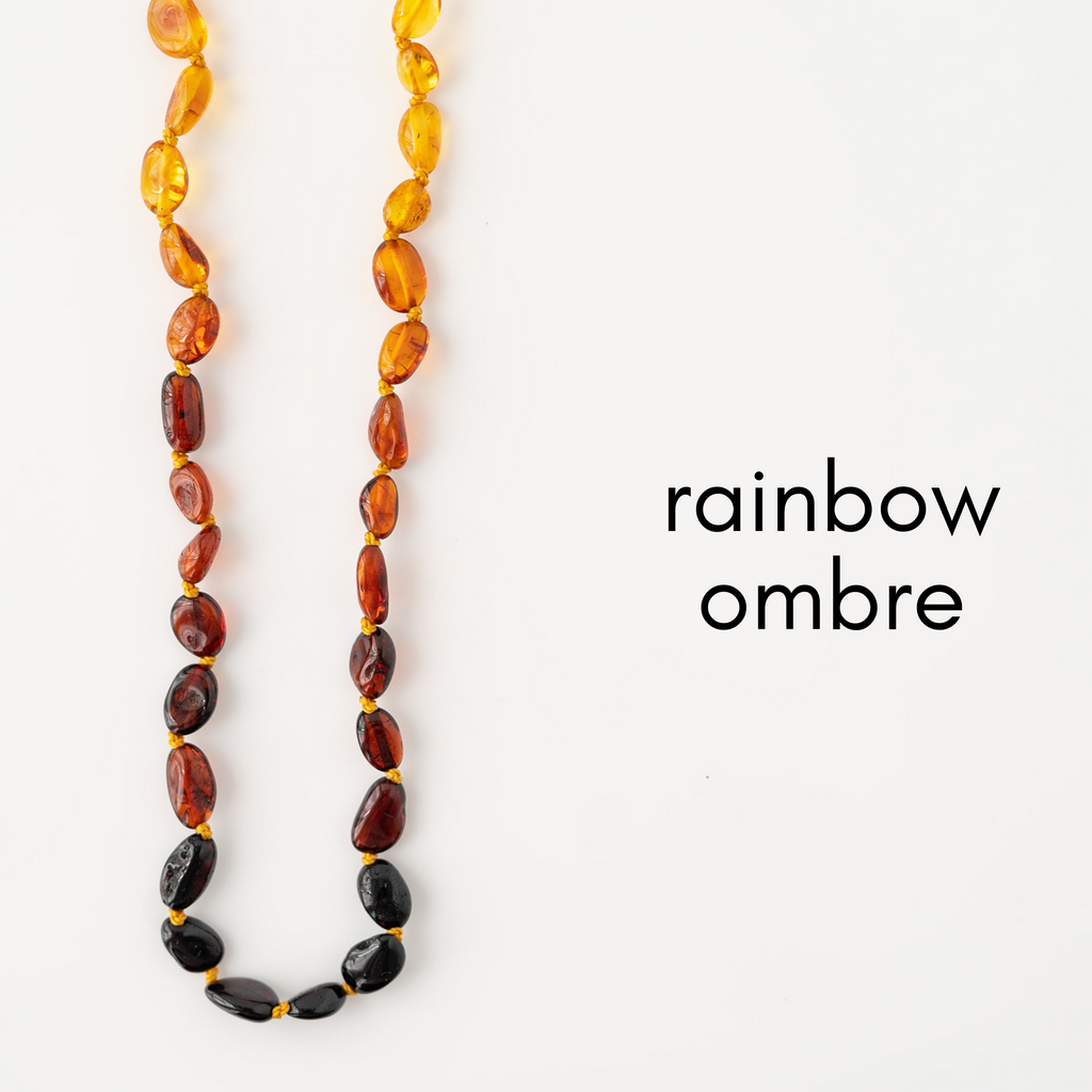 Baltic Amber Teething Necklace (Multi) – Crystal Visions NZ