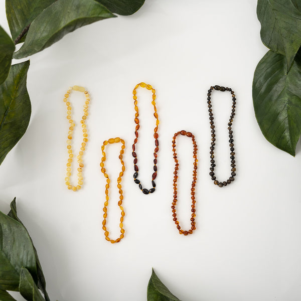 Genuine Baltic Amber Teething Necklace