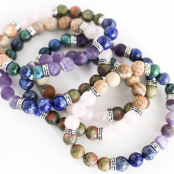 Labor + Birth Natural Gemstone Bracelet